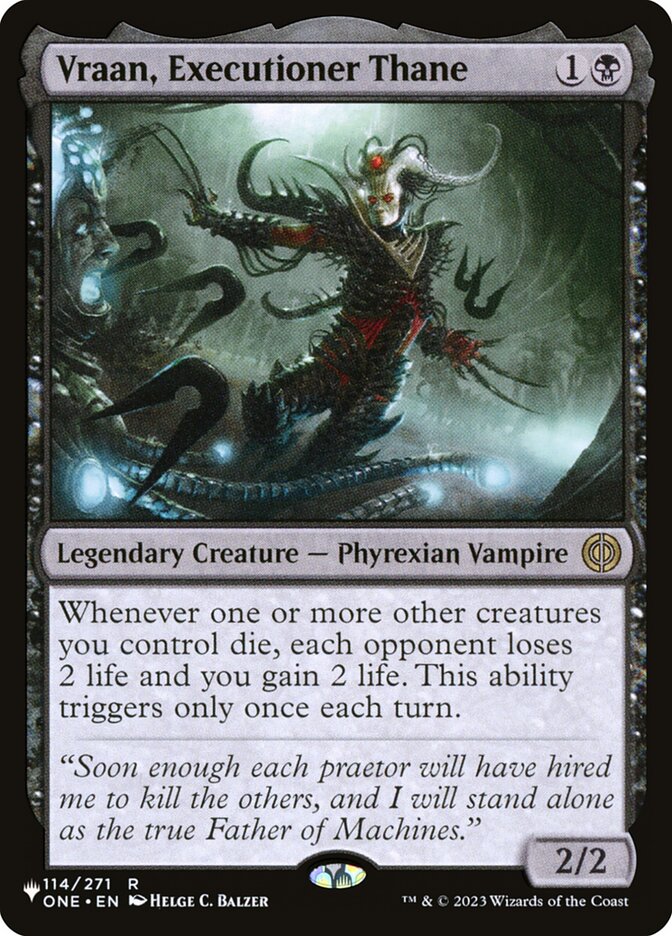 Vraan, Executioner Thane plst ONE-114