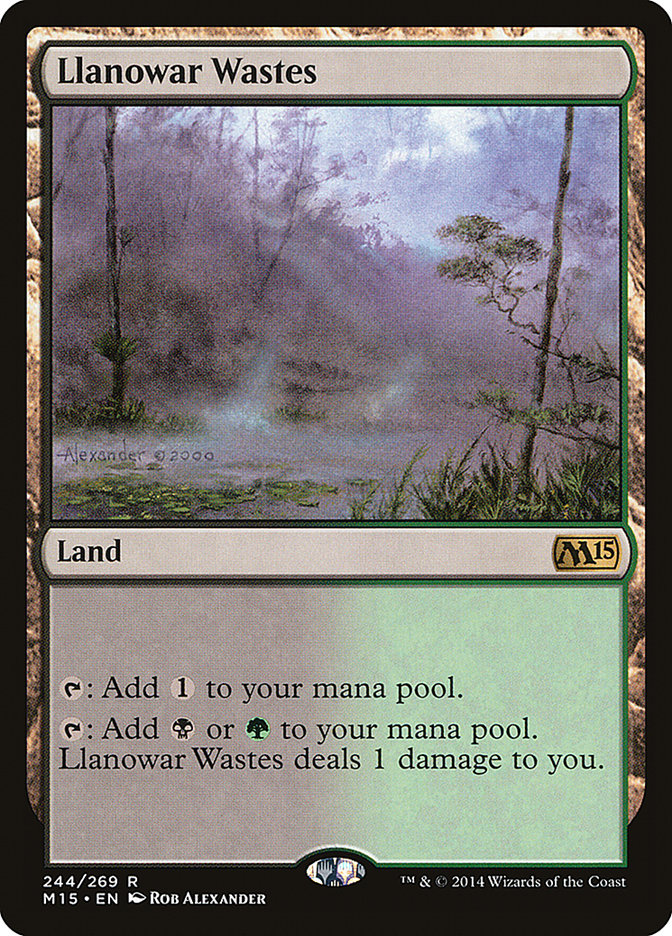 Llanowar Wastes m15 244