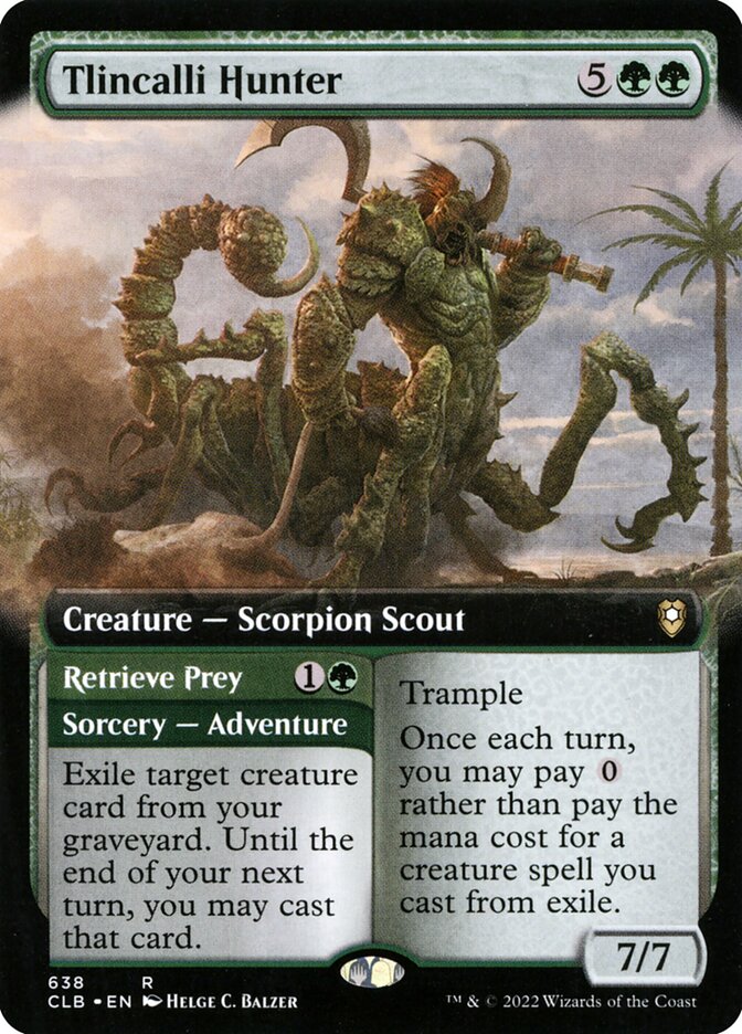 Tlincalli Hunter // Retrieve Prey clb 638
