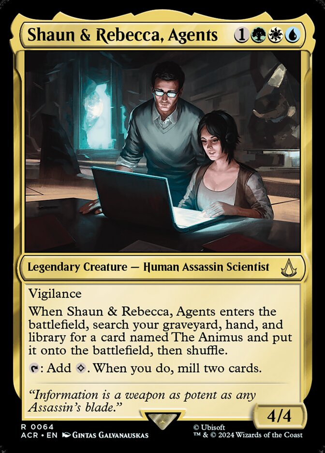Shaun & Rebecca, Agents acr 64