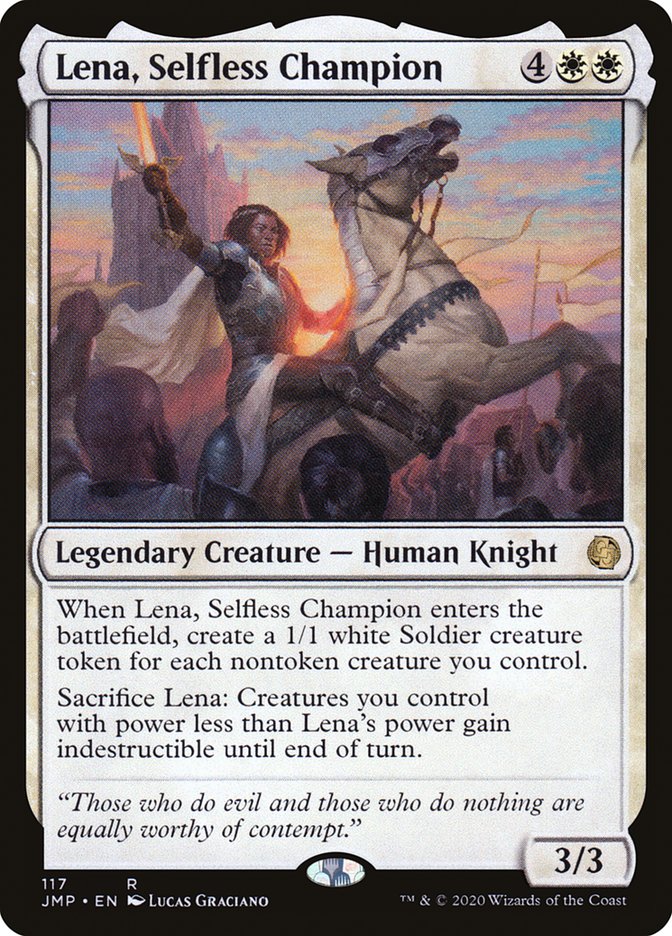 Lena, Selfless Champion jmp 117