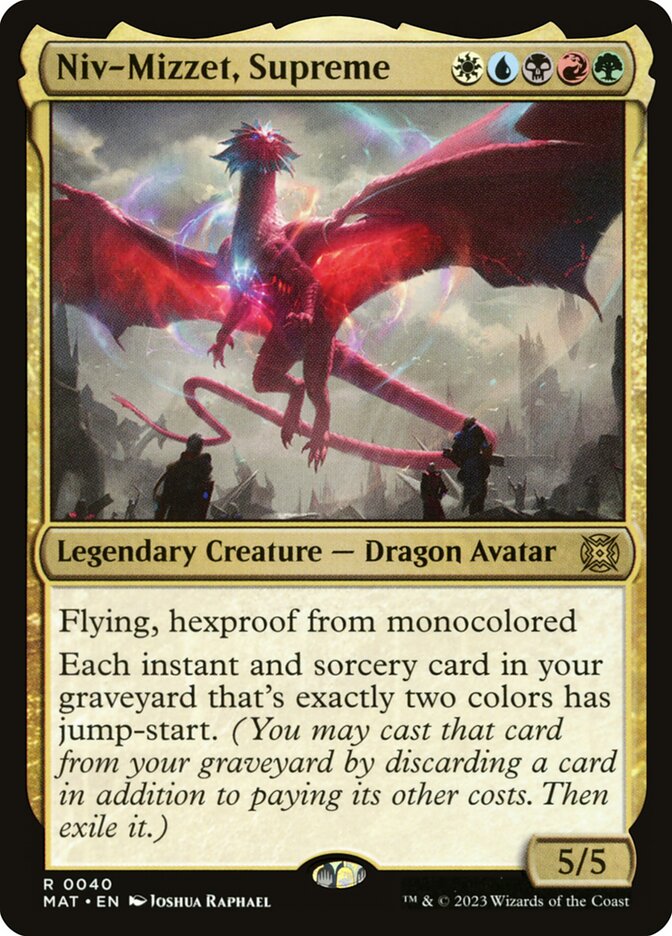 Niv-Mizzet, Supreme mat 40