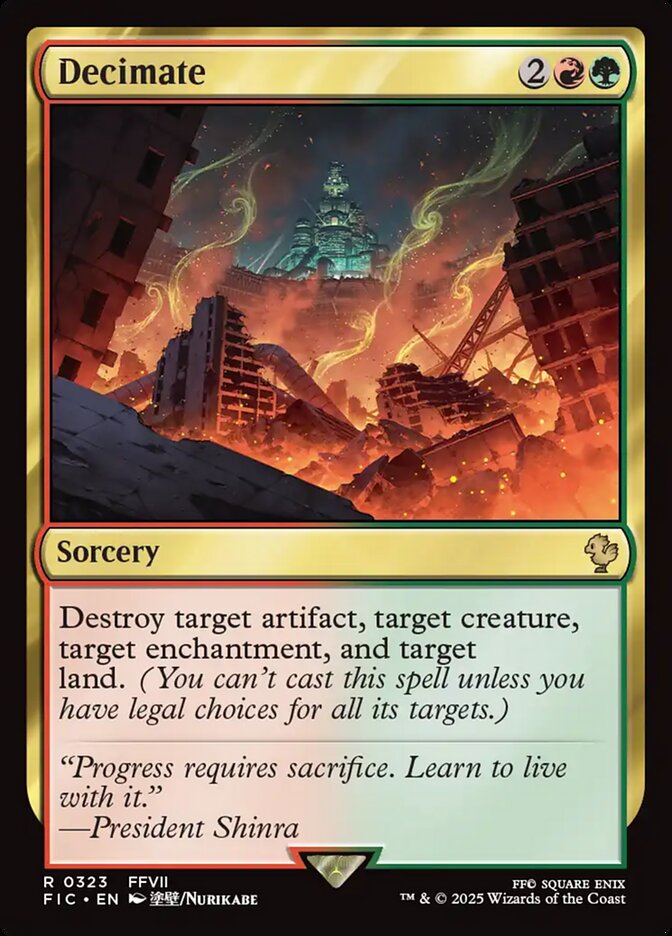 Decimate fic 323