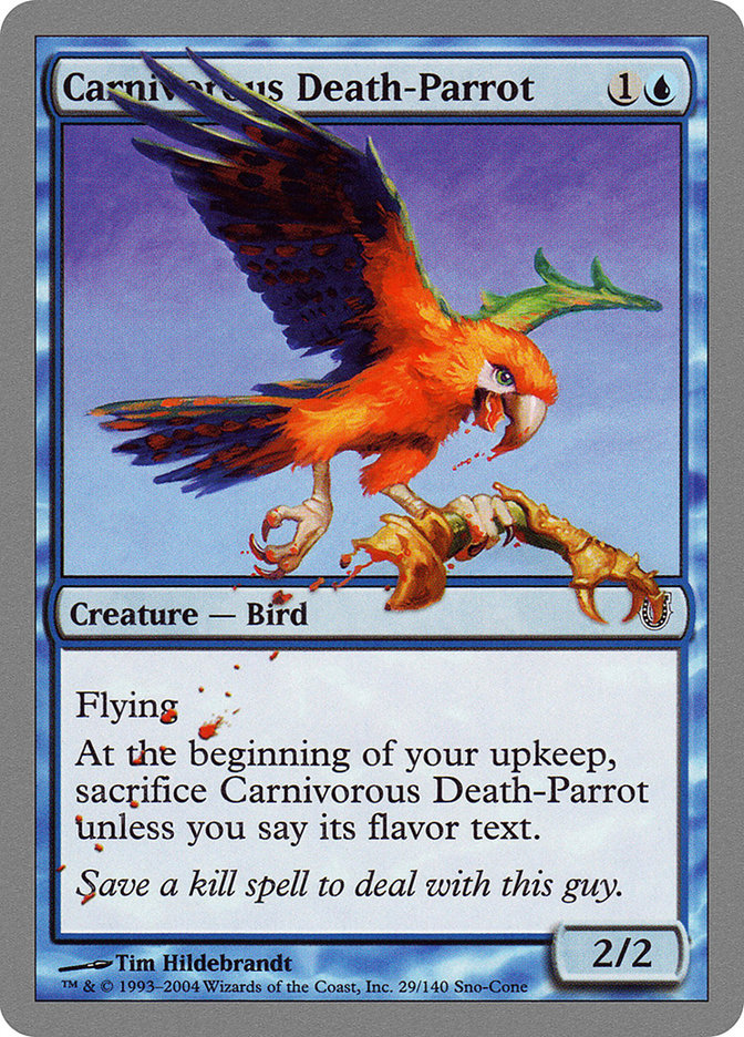 Carnivorous Death-Parrot unh 29