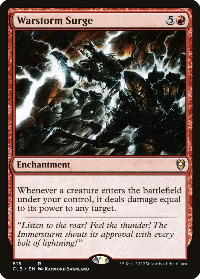 Warstorm Surge clb 815