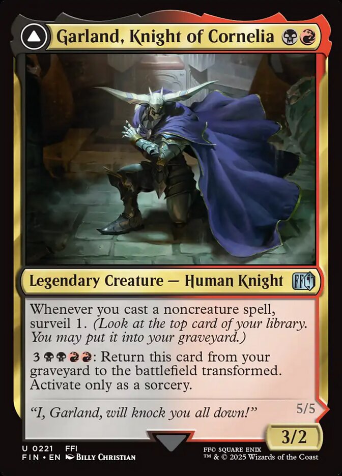 Garland, Knight of Cornelia // Chaos, the Endless fin 221