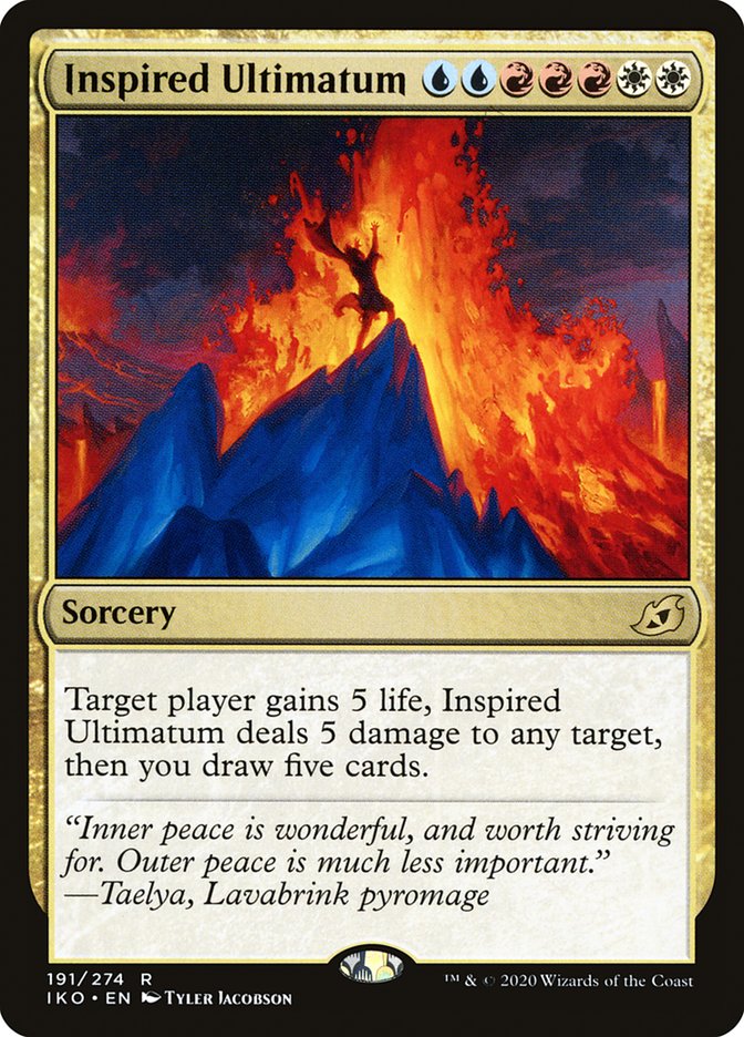 ultimatum cards mtg Inspired Ultimatum