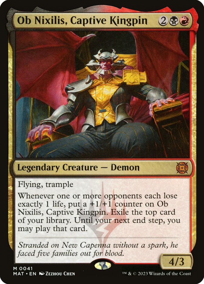 Ob Nixilis, Captive Kingpin mat 41