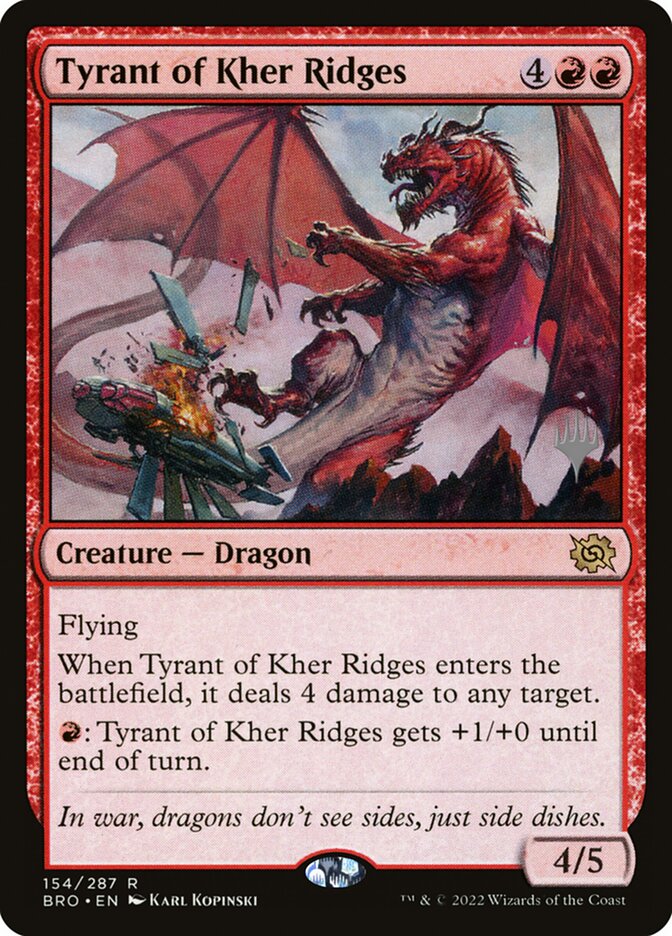 Tyrant of Kher Ridges pbro 154p