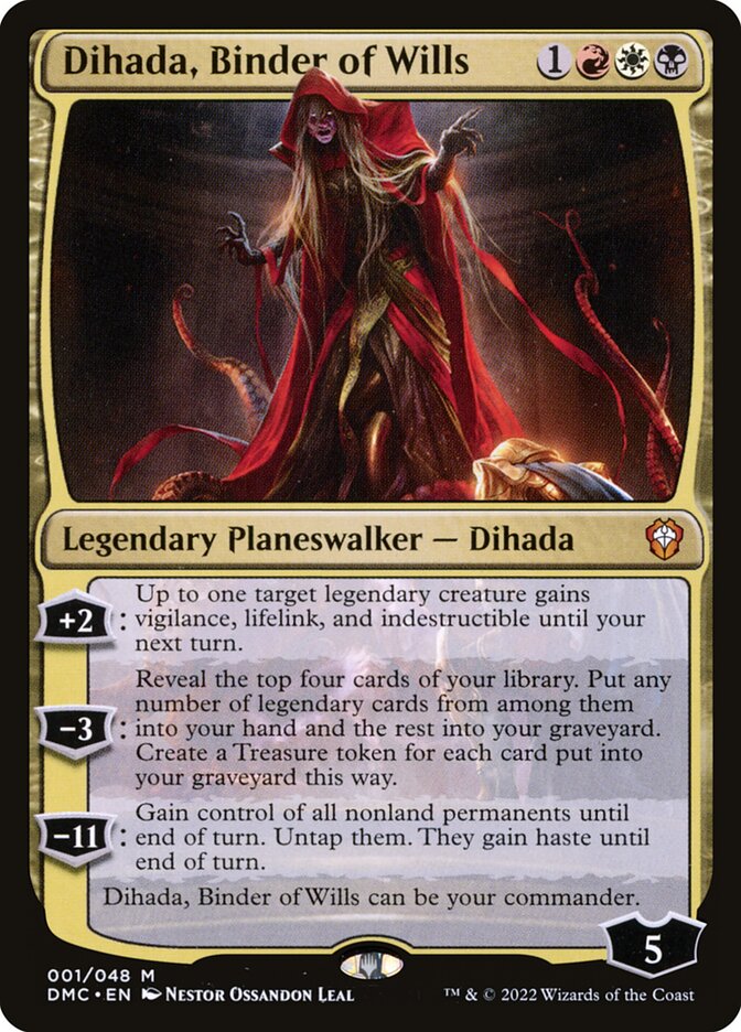 Dihada, Binder of Wills dmc 1