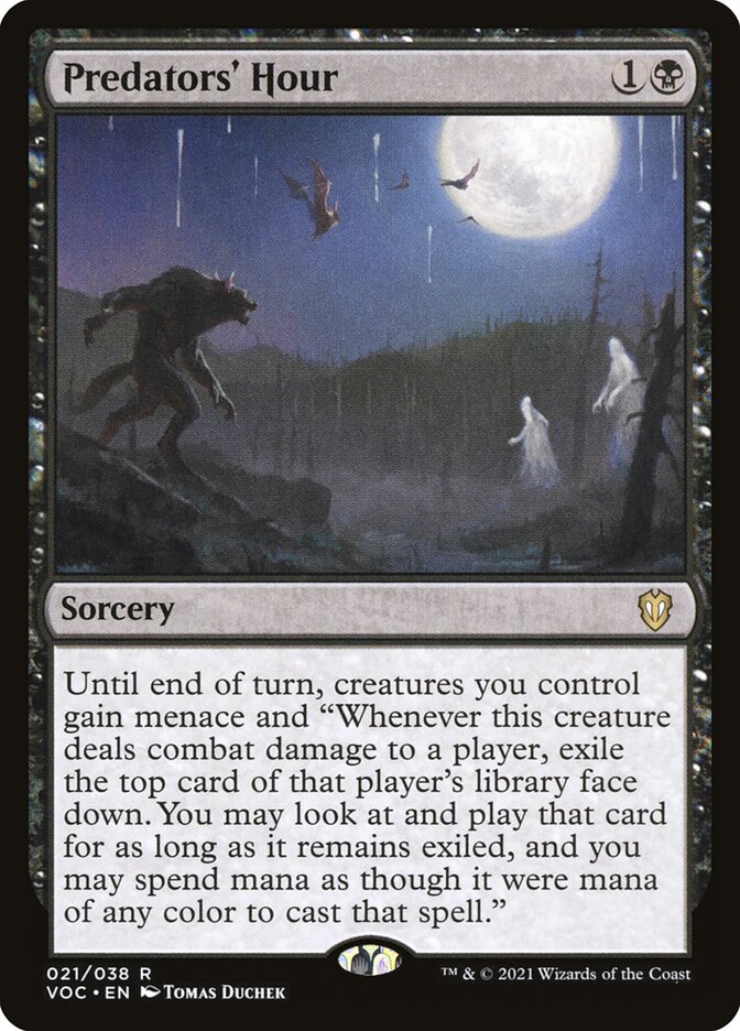 Predators' Hour voc 21