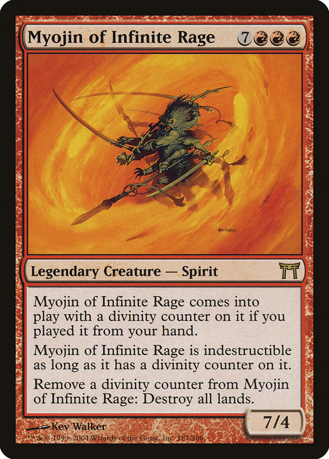 Myojin of Infinite Rage chk 181