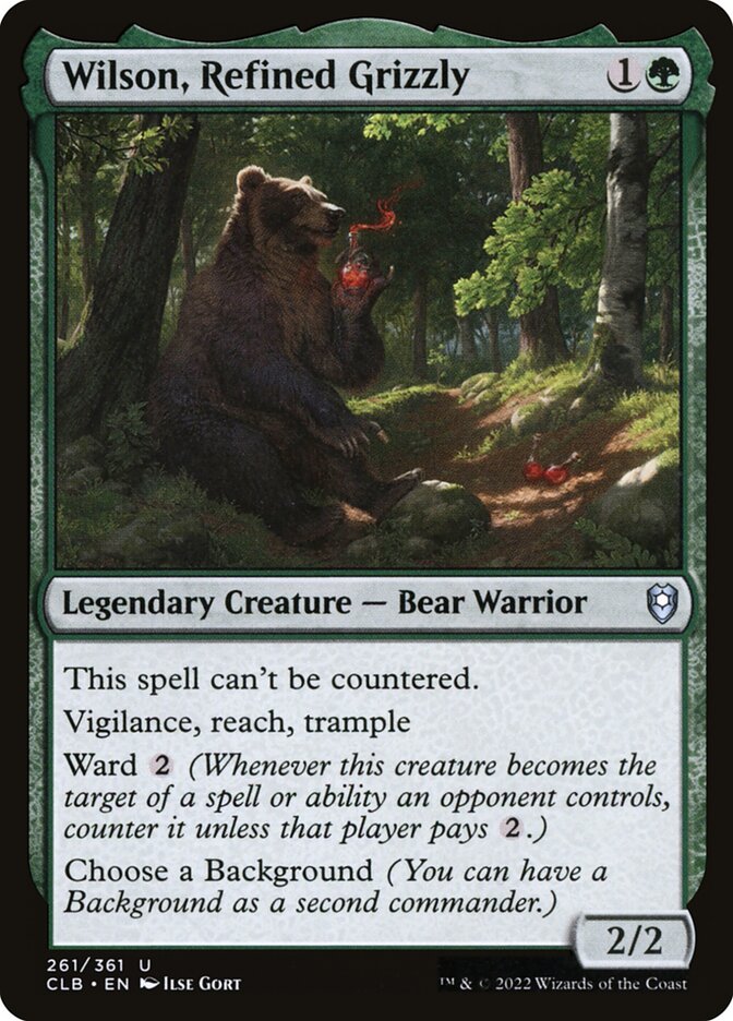 Wilson, Refined Grizzly clb 261