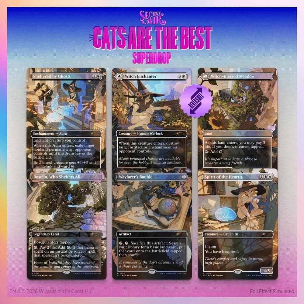Secret Lair: Witch's Familiar Foil Edition