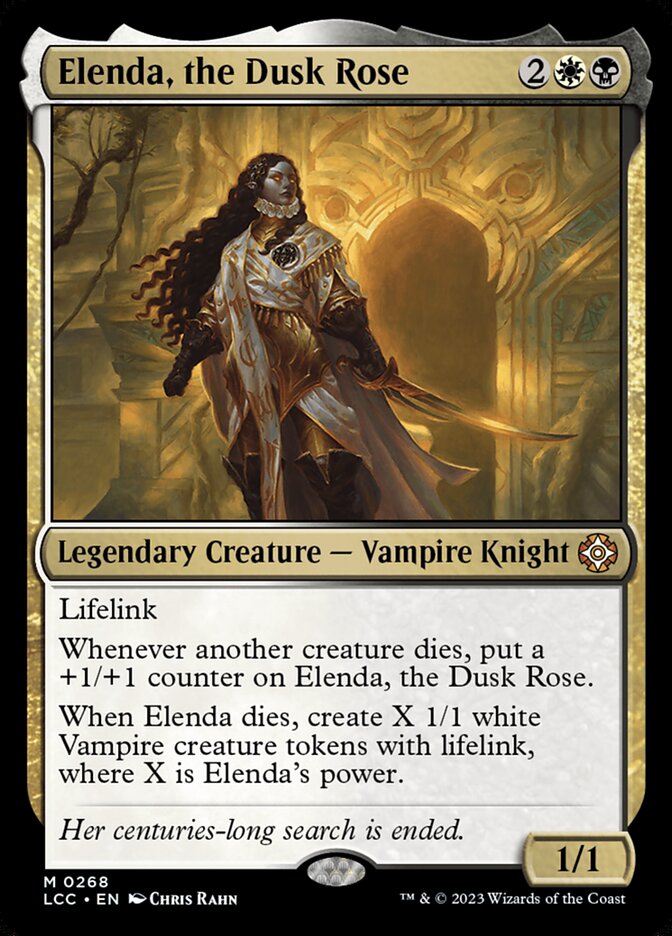Elenda, the Dusk Rose lcc 268