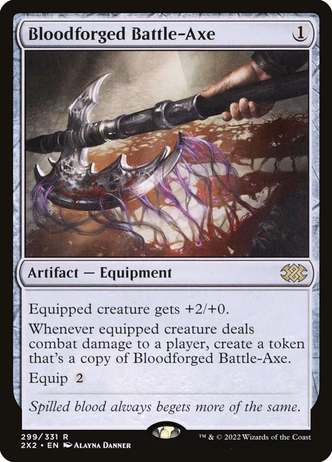 Bloodforged Battle-Axe 2x2 299