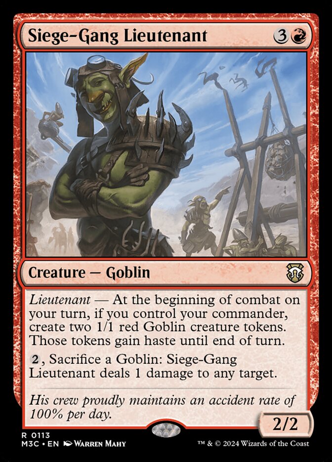 Siege-Gang Lieutenant m3c 113
