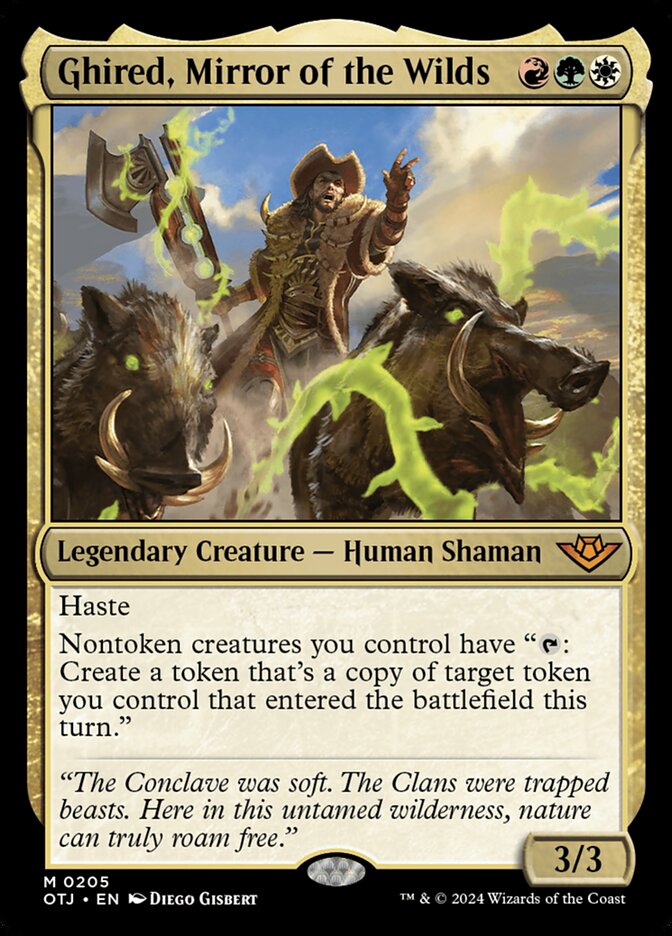 Ghired, Mirror of the Wilds otj 205