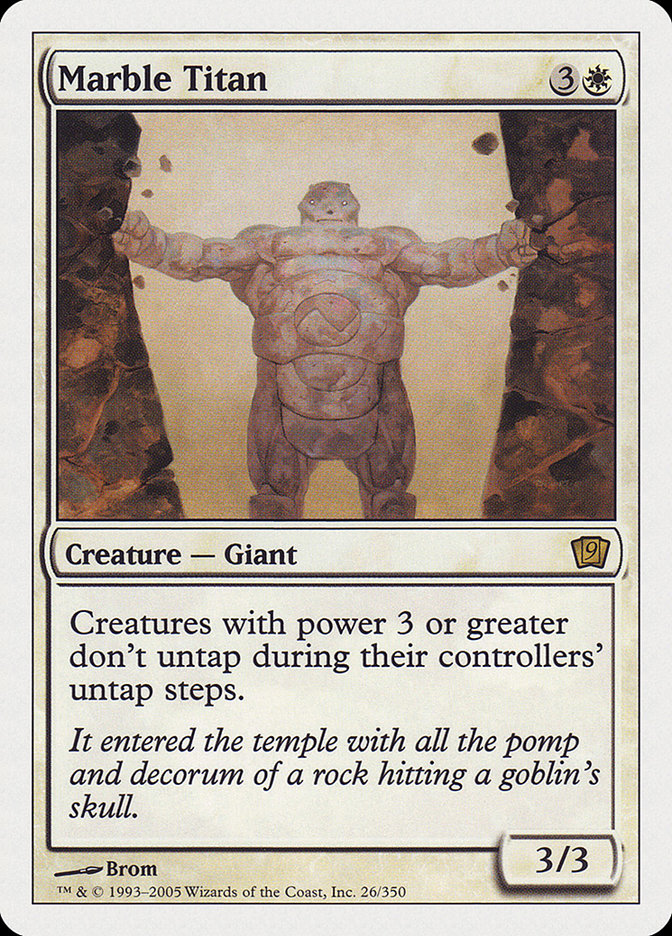 Marble Titan 9ed 26
