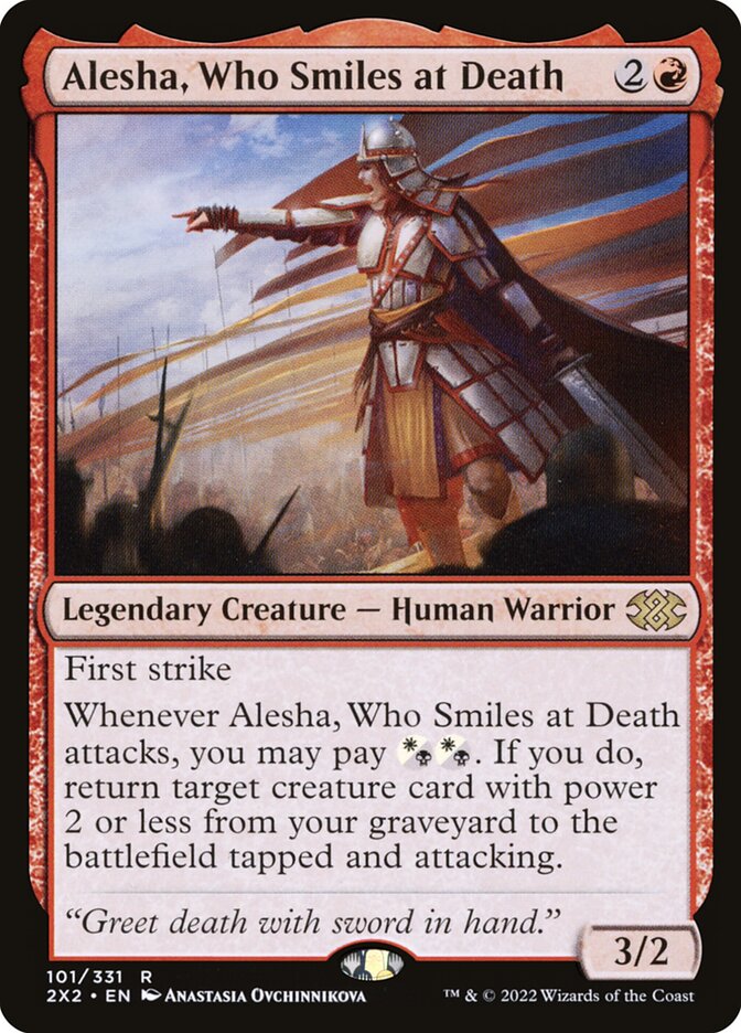 Alesha, Who Smiles at Death 2x2 101
