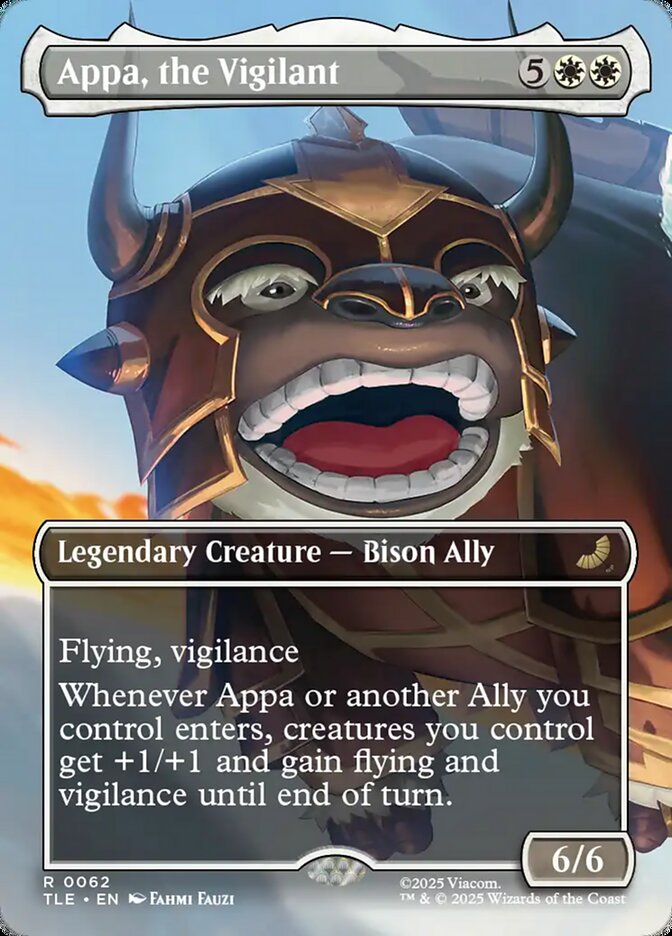 Appa, the Vigilant tle 62