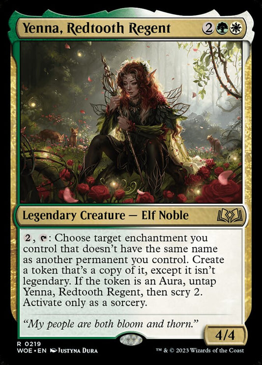 Yenna, Redtooth Regent woe 219