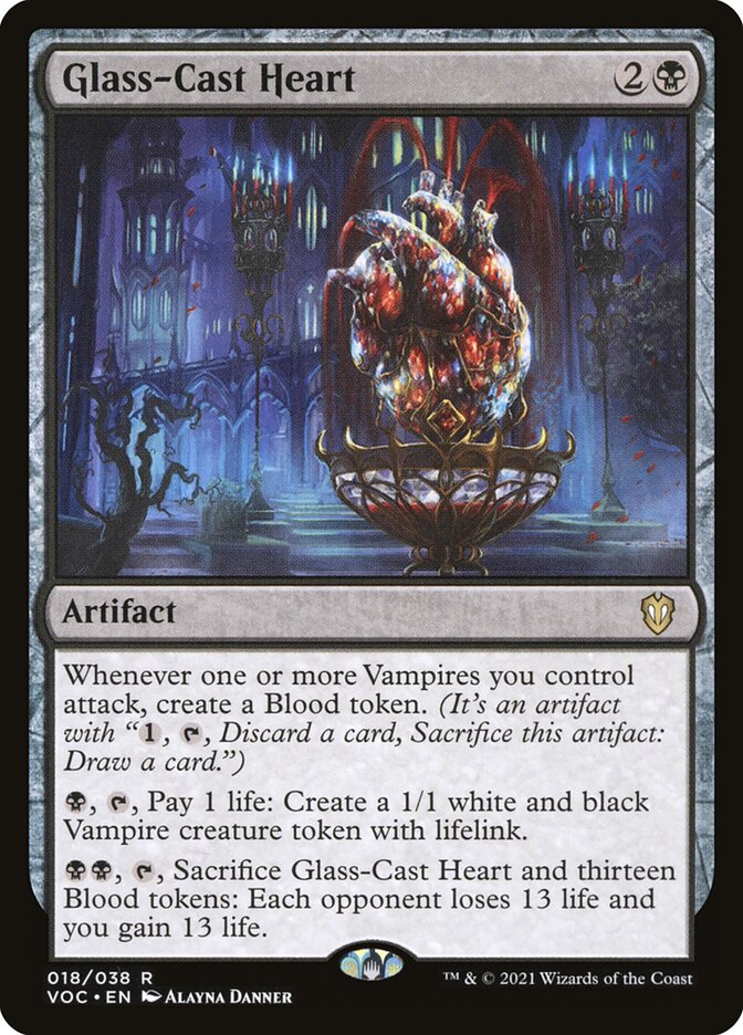 Glass-Cast Heart voc 18