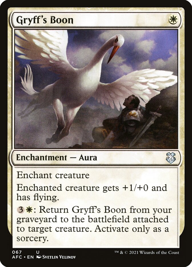 Gryff's Boon afc 67