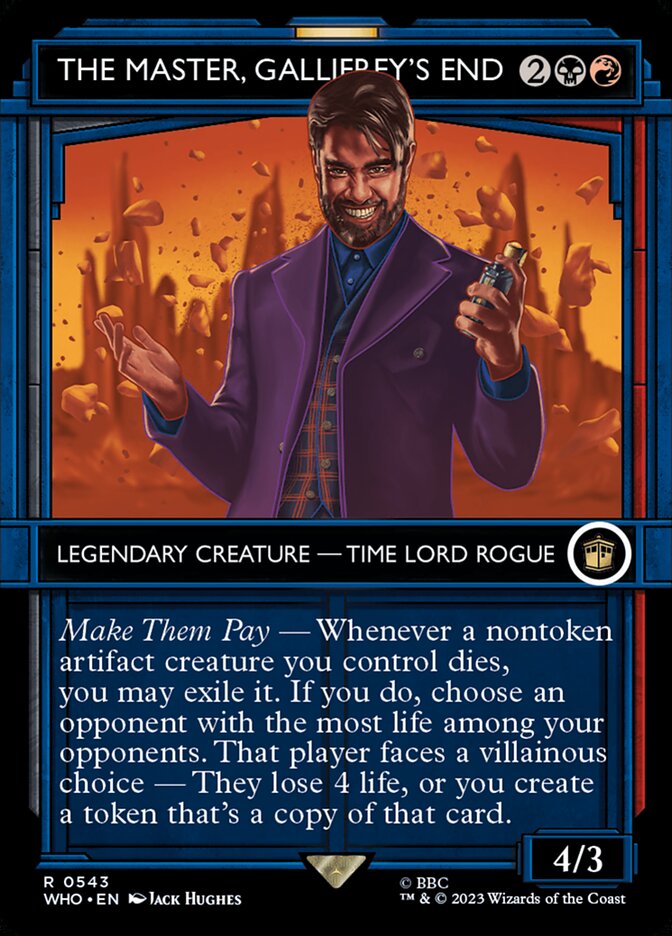 The Master, Gallifrey's End who 543