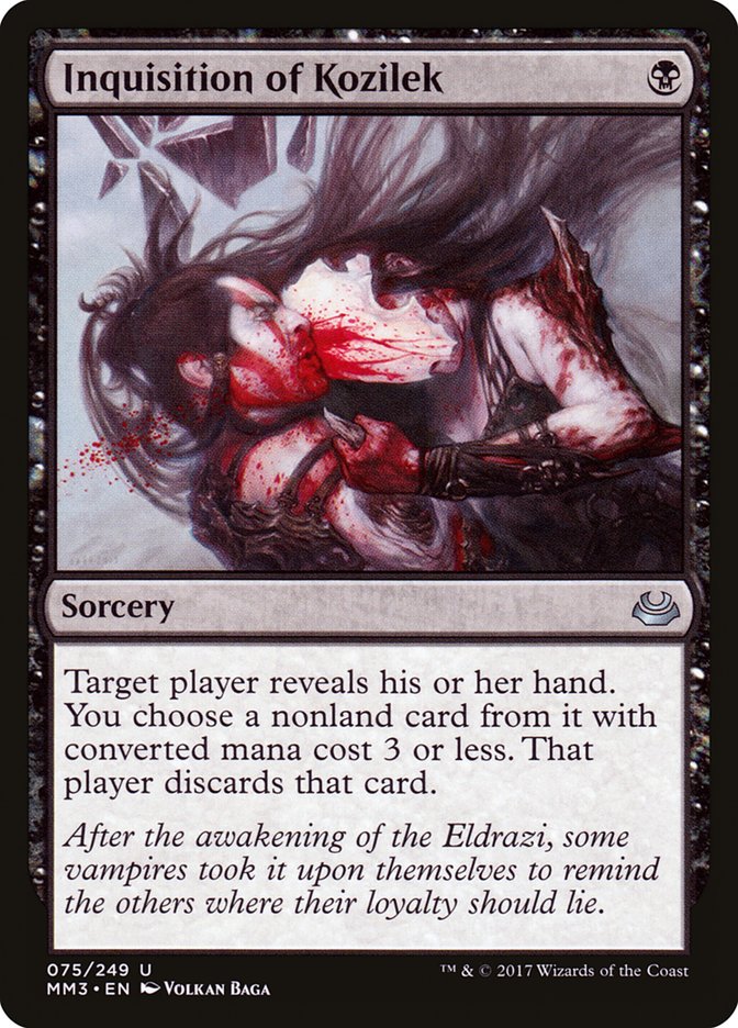 Inquisition of Kozilek mm3 75