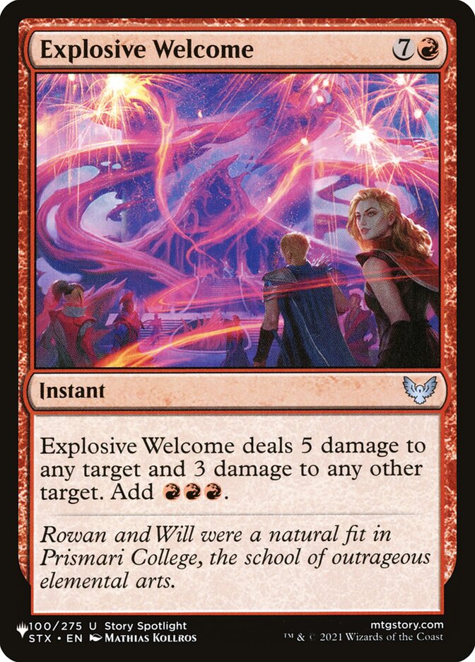 Explosive Welcome plst STX-100