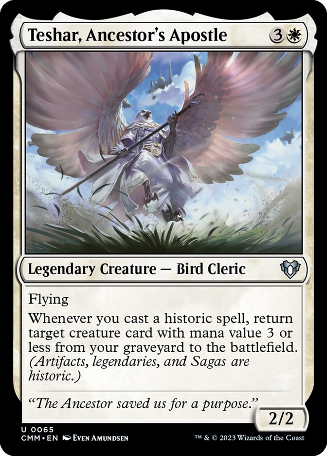 Teshar, Ancestor's Apostle cmm 65