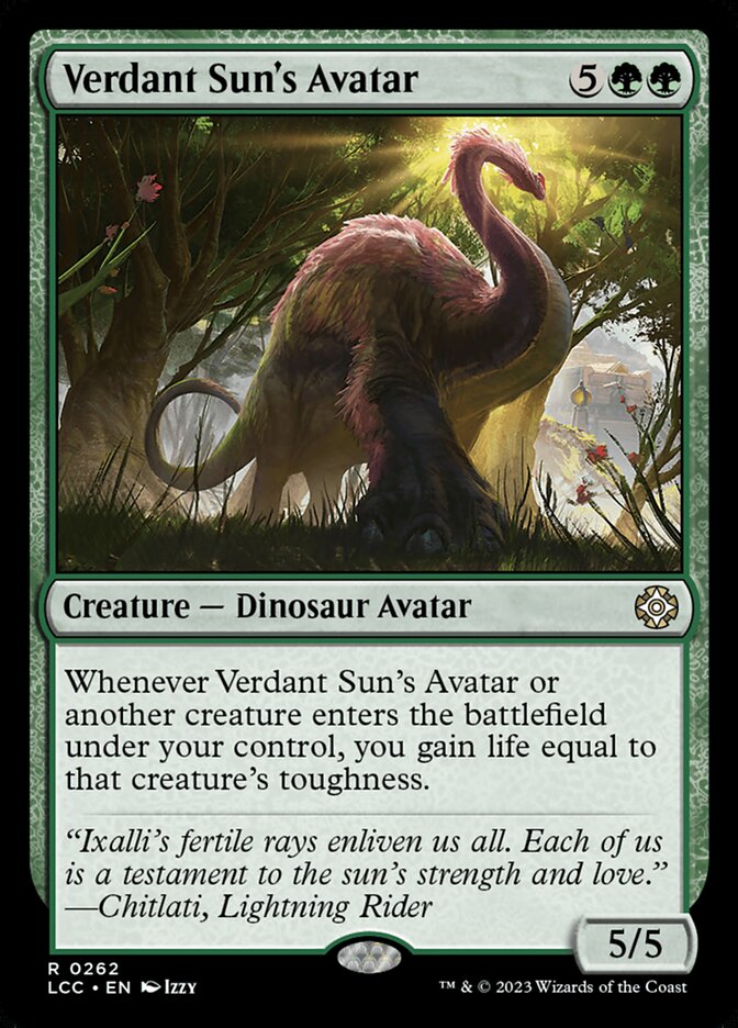 Verdant Sun's Avatar lcc 262