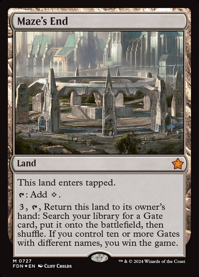 Maze's End fdn 727