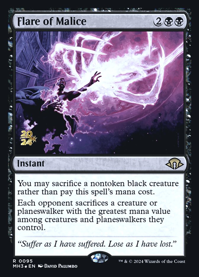 Flare of Malice pmh3 95s