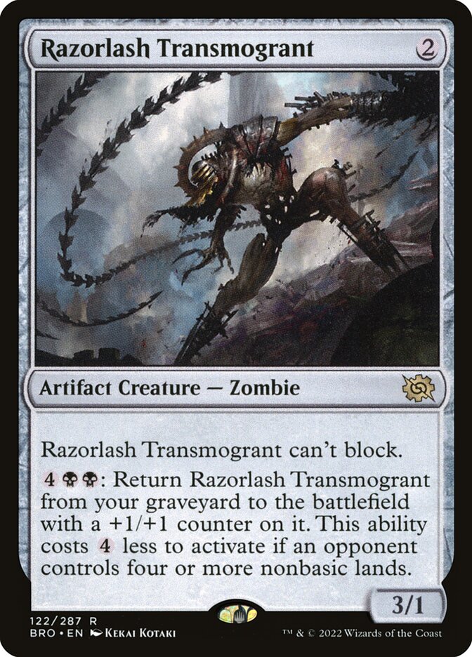Razorlash Transmogrant bro 122
