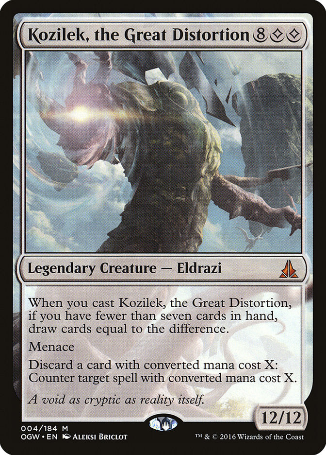 Kozilek, the Great Distortion ogw 4