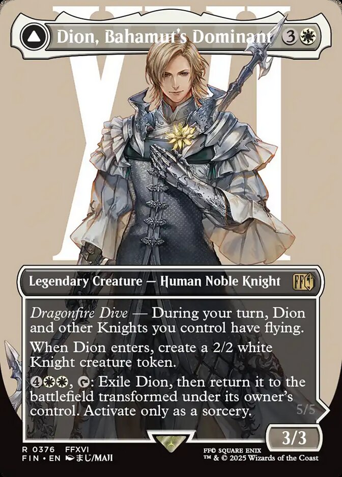 Dion, Bahamut's Dominant // Bahamut, Warden of Light fin 376
