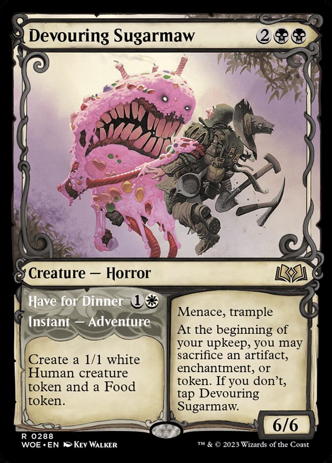 Devouring Sugarmaw // Have for Dinner – Moon MTG