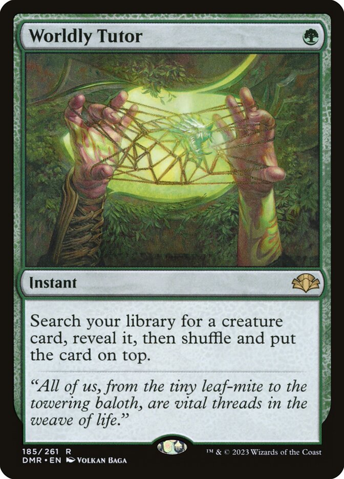 Worldly Tutor dmr 185