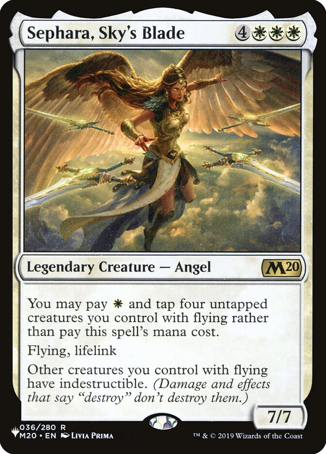 Sephara, Sky's Blade plst M20-36