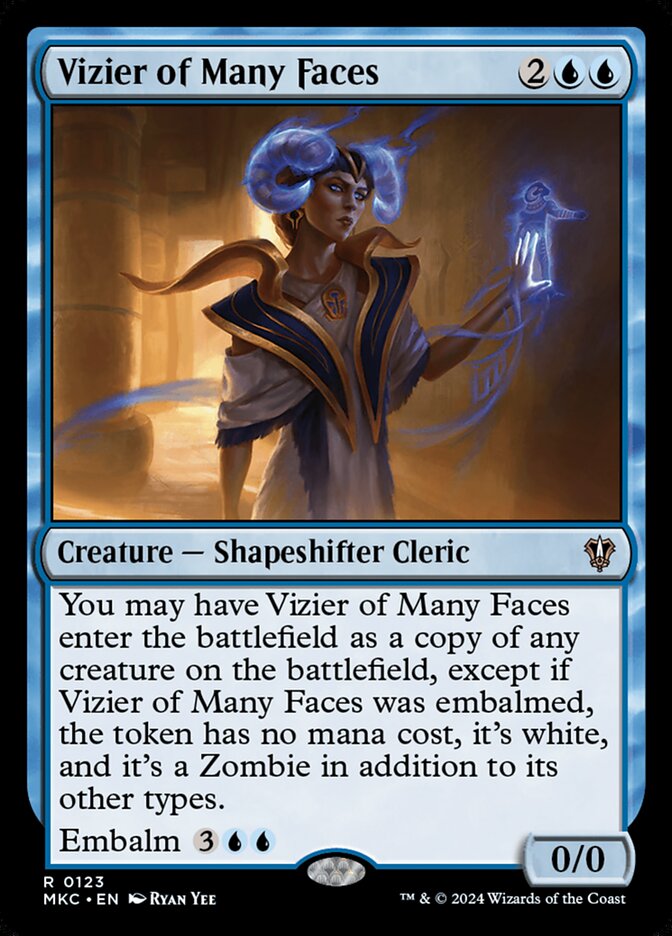 Vizier of Many Faces mkc 123