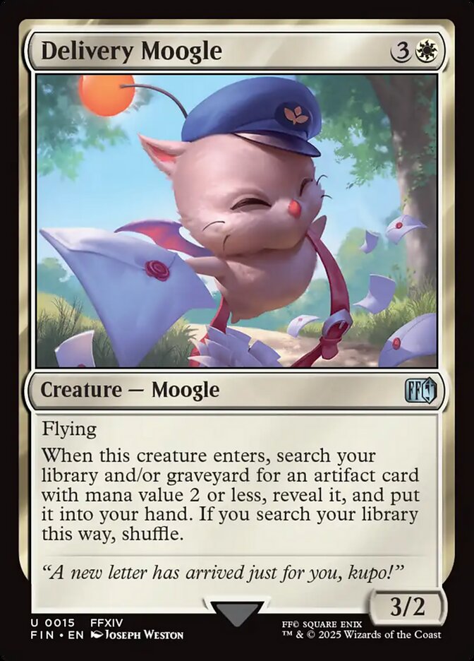 Delivery Moogle fin 15