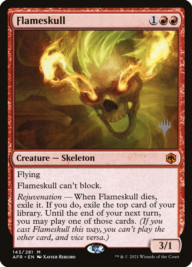 Flameskull pafr 143p
