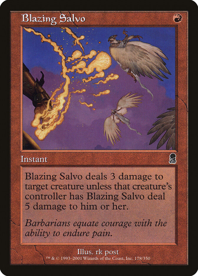 Blazing Salvo ody 178