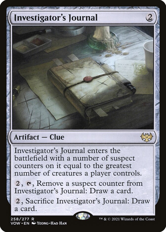 Investigator's Journal - MTG Single Card
