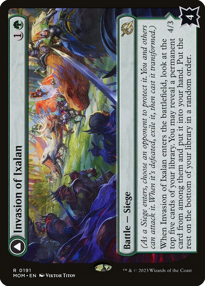 Invasion of Ixalan // Belligerent Regisaur mom 191