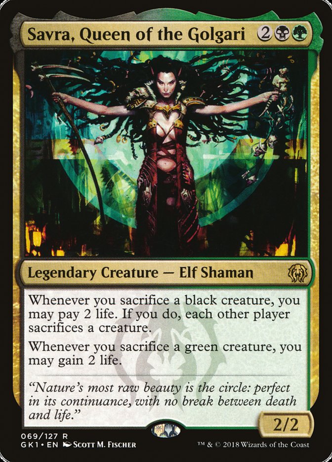 Savra, Queen of the Golgari gk1 69