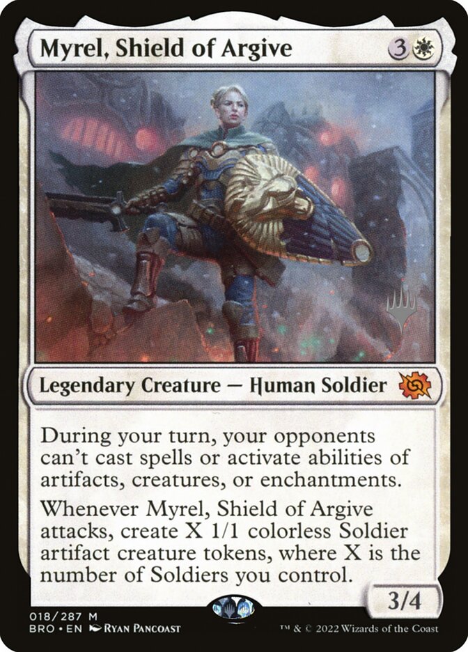 Myrel, Shield of Argive pbro 18p