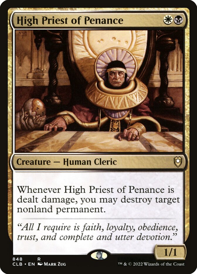 High Priest of Penance clb 848